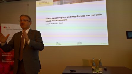 Jürg Staub, unbeschränkt haftender Gesellschafter und CEO, Reichmuth & Co Privatbankiers